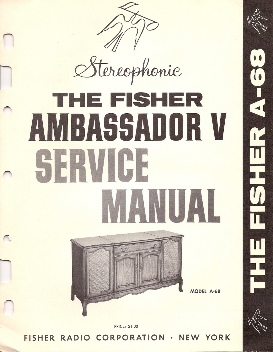 Fisher-68-mc-维修说明书手册含电器原理图
