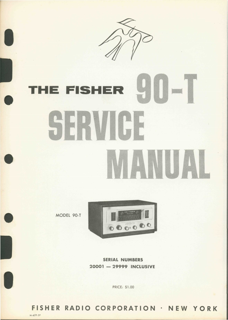 Fisher-90T-tun-维修说明书手册含电器原理图2