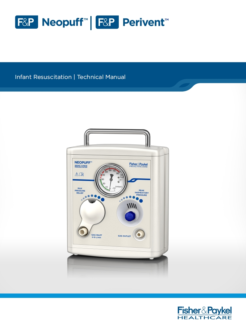 Fisher-Paykel-Neopuff-Infant-Ventilator-Service-操作说明书手册