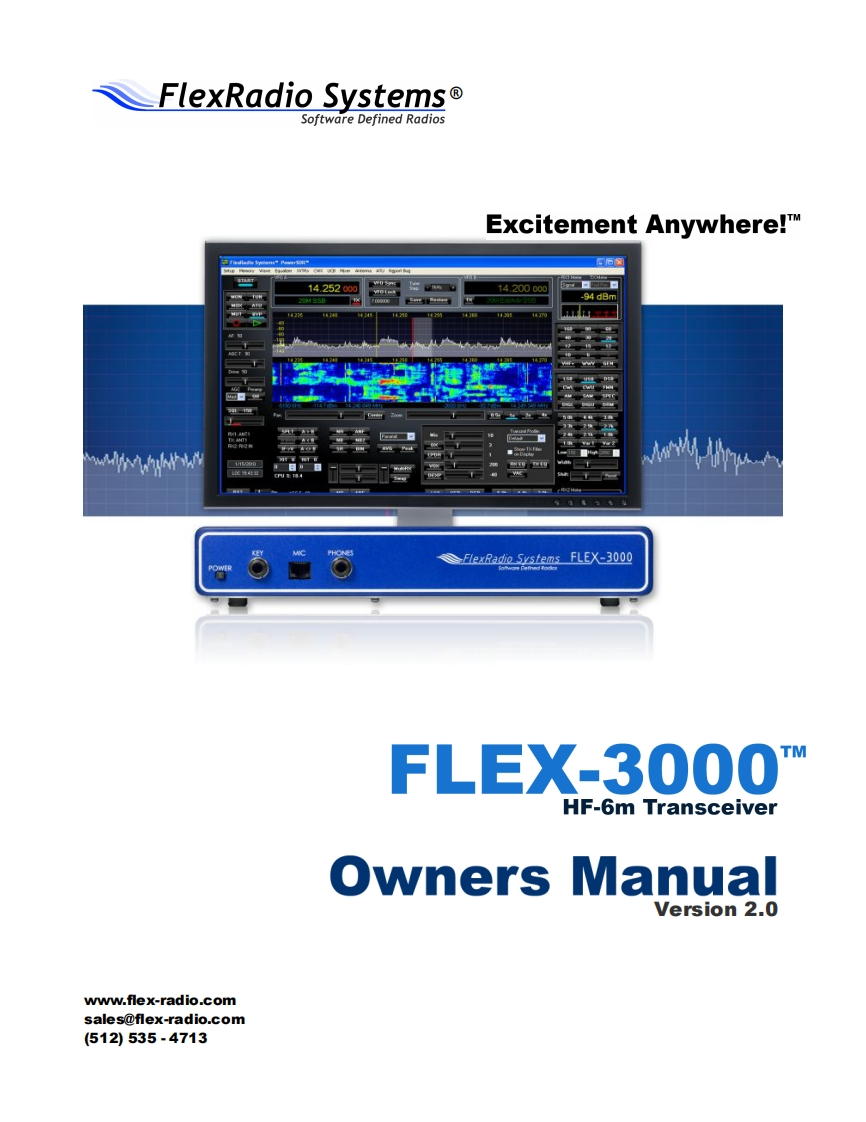 FlexRadio_FLEX-3000-(Manual操作说明书手册)