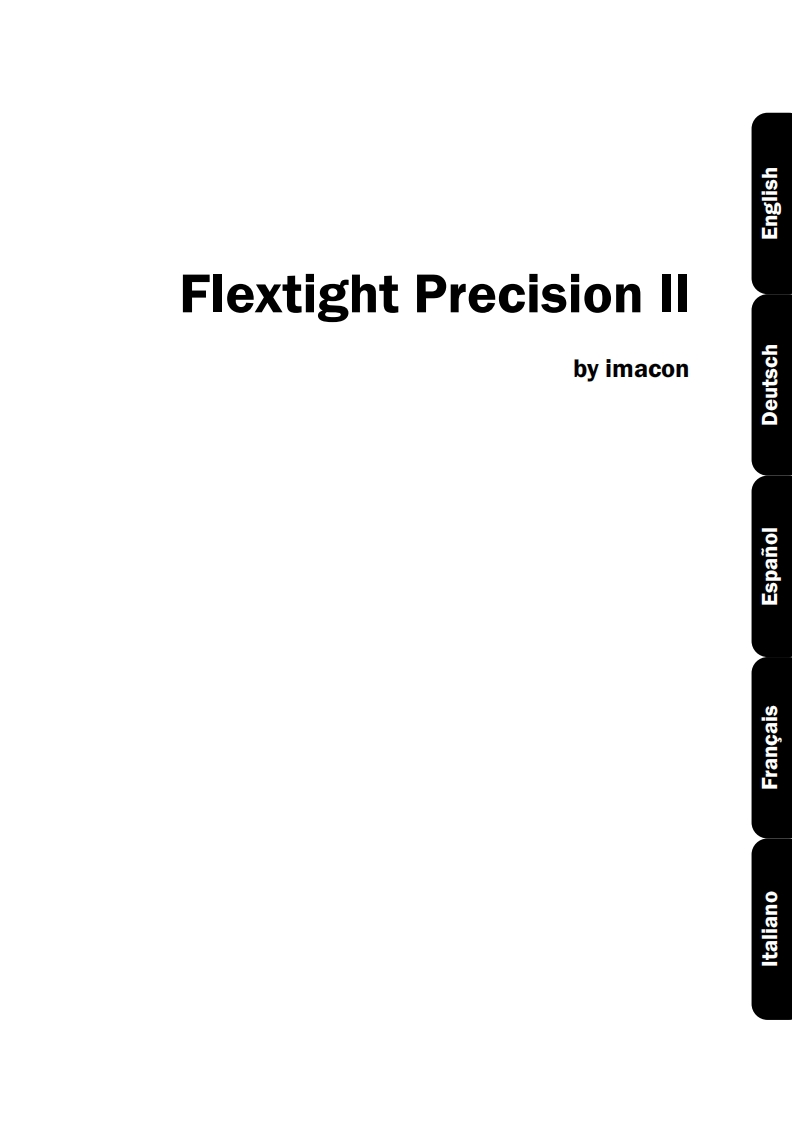 FlextightPrecision2-Manual操作说明书手册