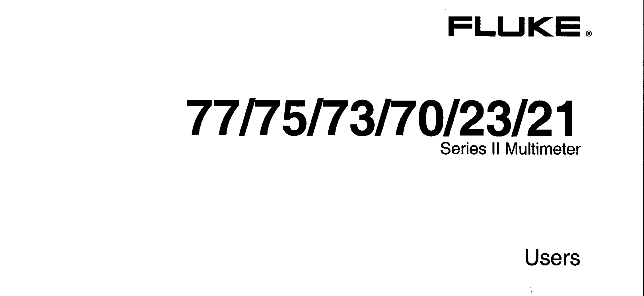 Fluke-73-II-User-Manual操作说明书手册新质力文库 - 聚焦新质生产力发展的数字化知识库_行业洞察 / 理论成果 / 实践指南免费下载新质力文库
