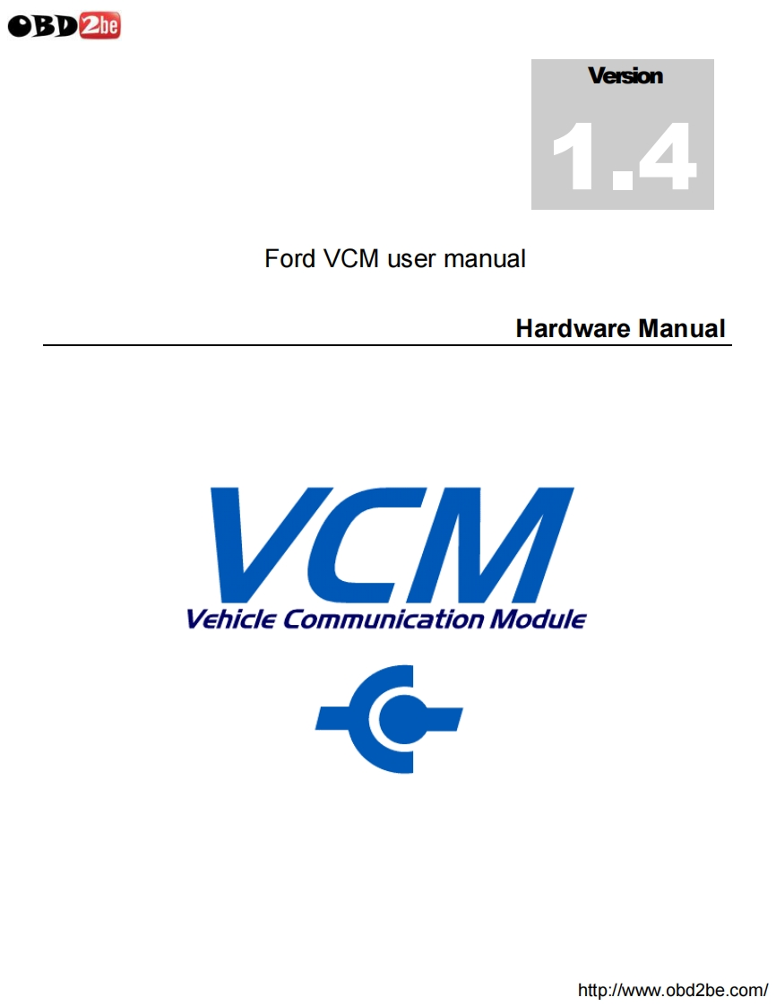 Ford-VCM-使用说明书手册
