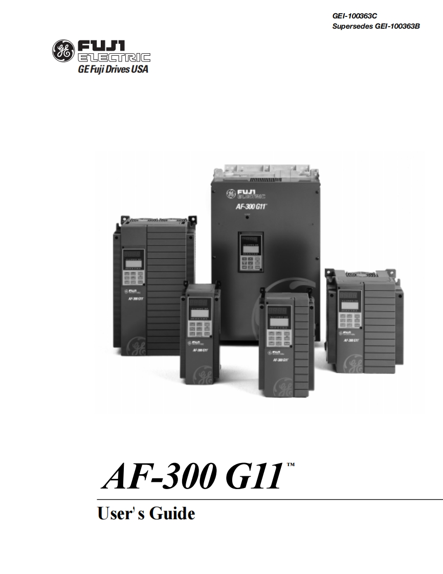 Fuji-AF300-G11-说明书手册