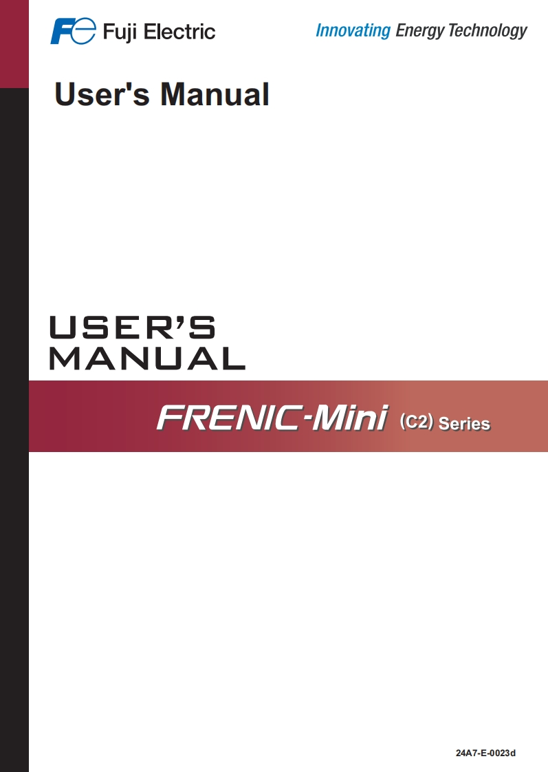 Fuji-FRENIC-Mini-C2-Manual变频器操作说明书手册-ENG-1