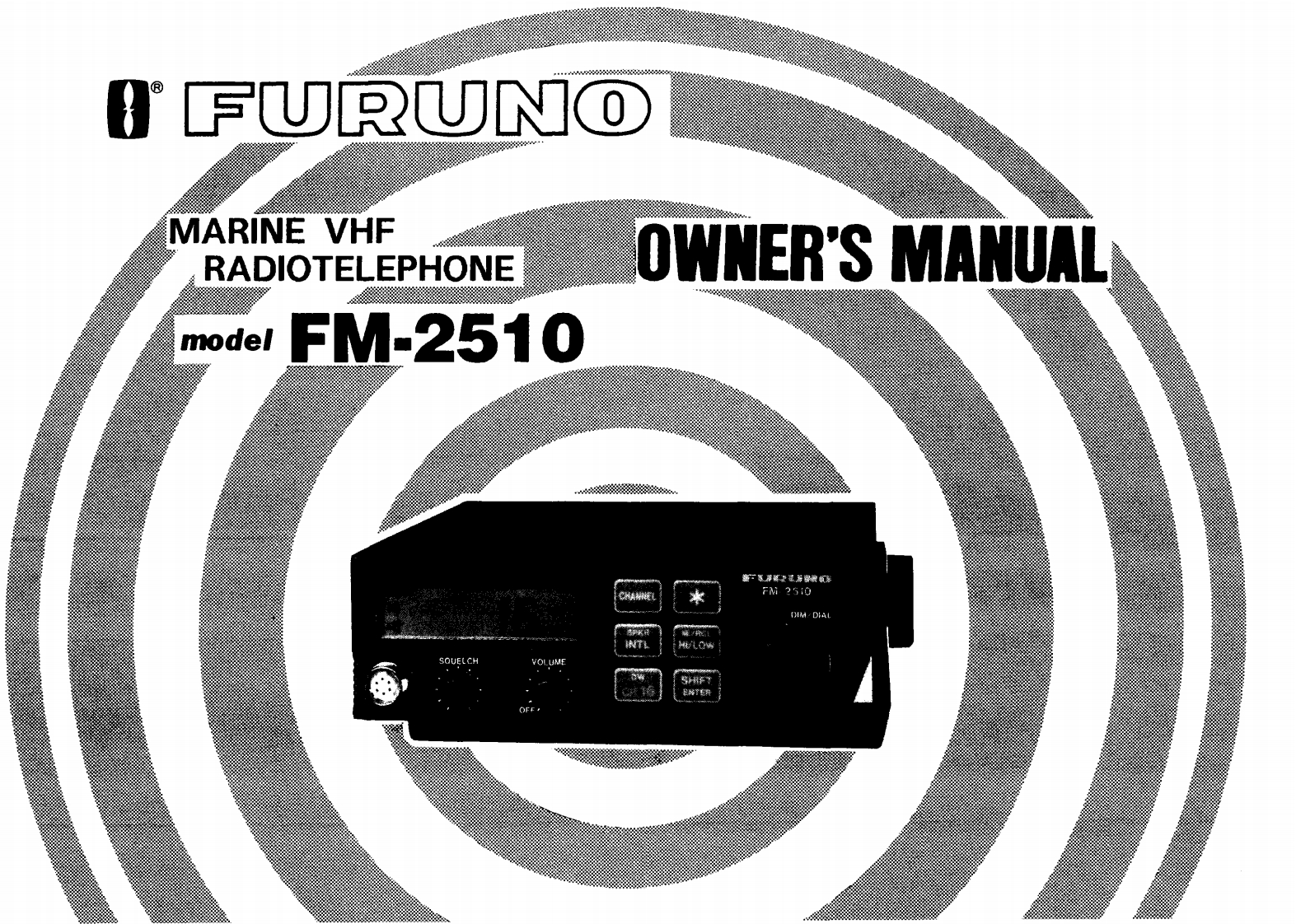 Furuno_FM-2510_Owners_Manual操作说明书手册