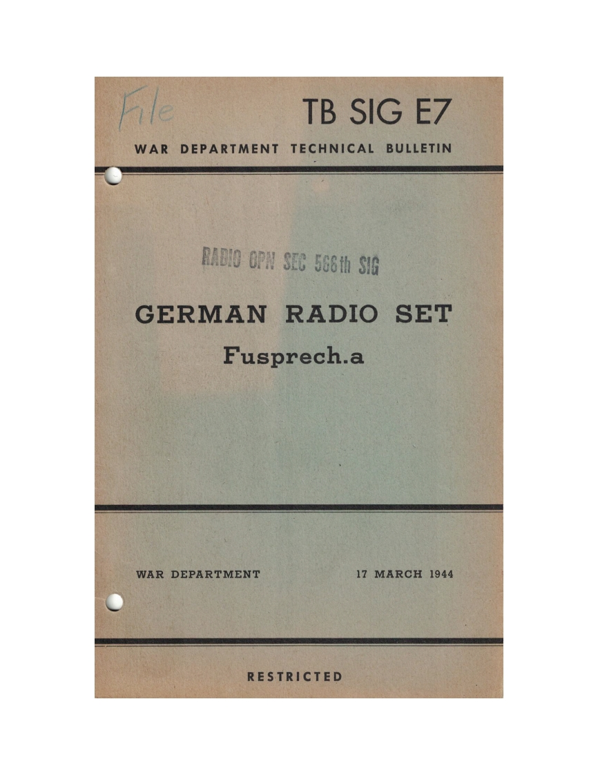Fusprech-a_使用说明书手册_TB-SIG-E7_1944