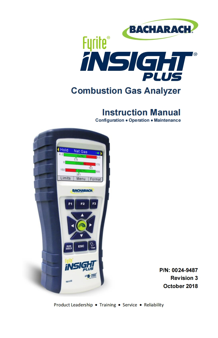 Fyrite-Insight-Plus-使用说明书手册English
