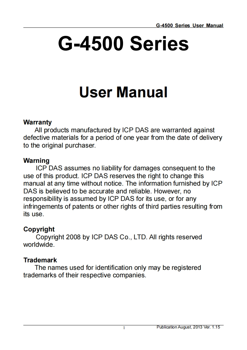 G-4500_用户使用操作说明书手册_V115_英语
