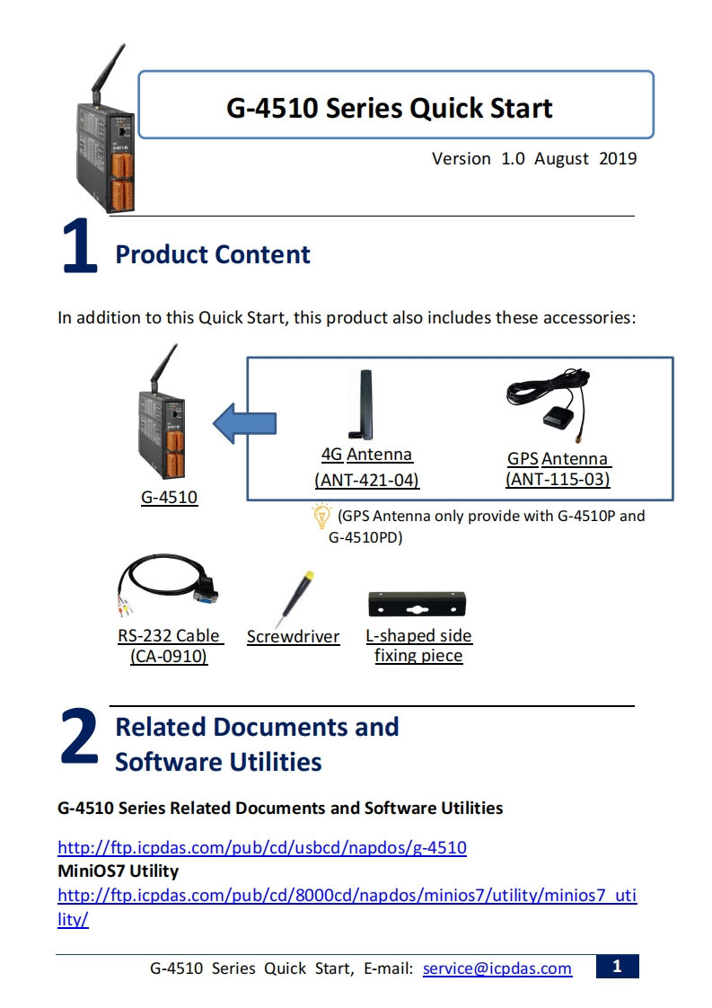 G-4510-Series_用户操作说明书手册_V10_英语