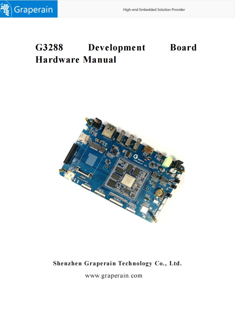 G3288-Square-System-on-Module-Hardware-Manual硬件与开发说明书手册