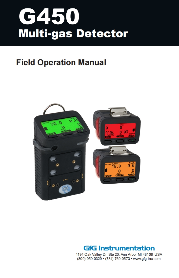 G450_Field_用户说明书手册