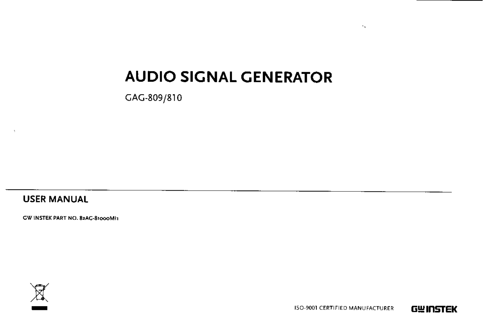 GAG-810_使用说明书手册_EN