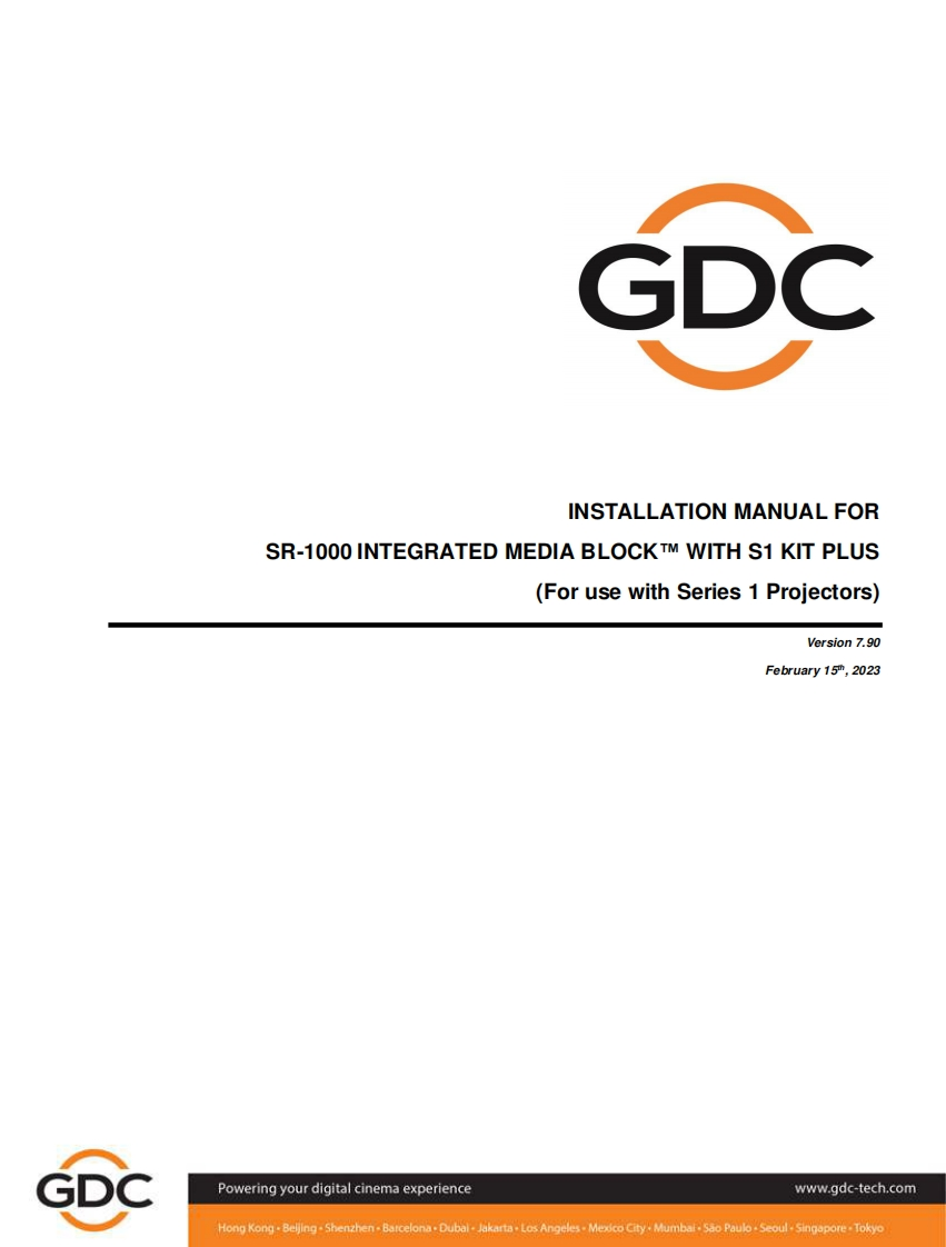 GDC_SR-1000-S1-Kit-Plus-用户操作说明书手册_20230215