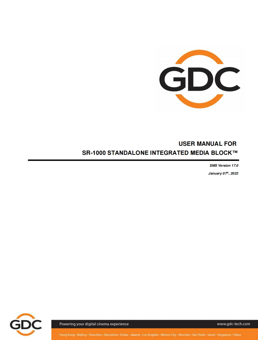 GDC_SR-1000-使用说明书手册_20220107