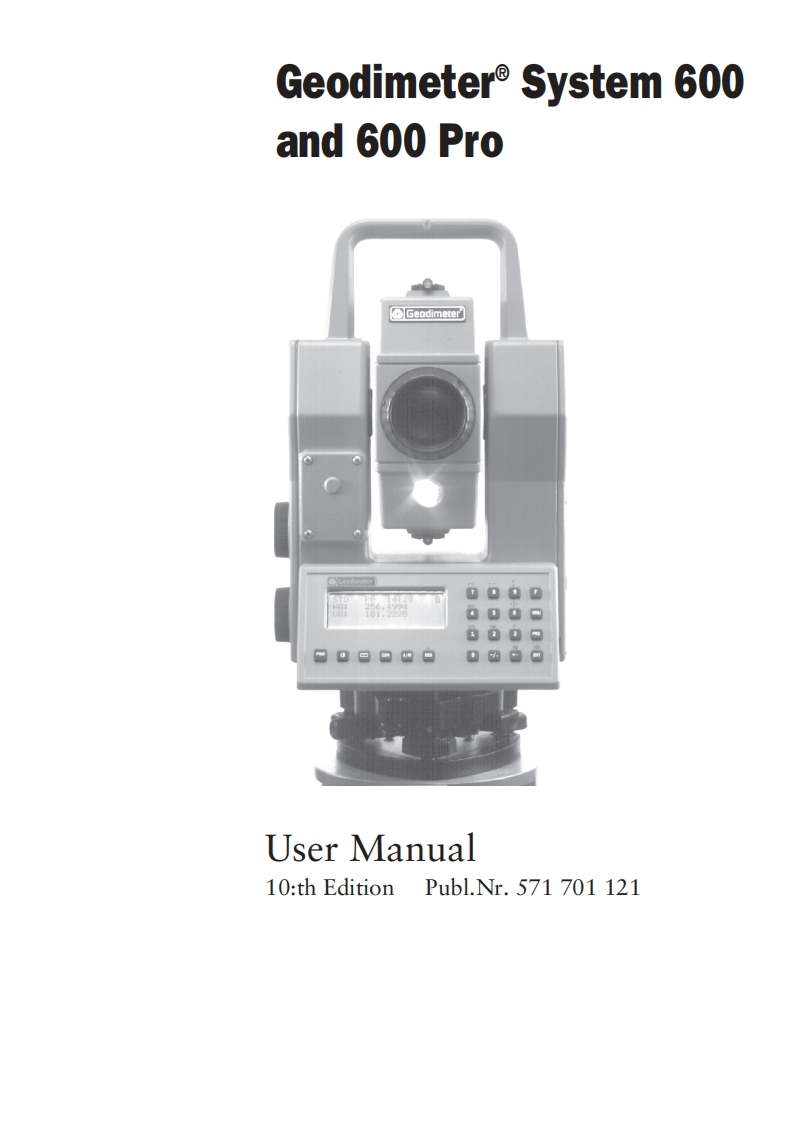 GDM-600-manuale操作说明书手册