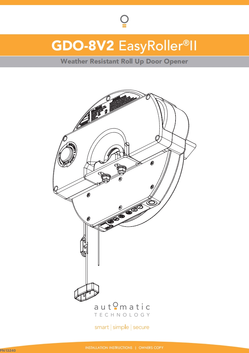 GDO-8-v2-Shed-Master-操作说明书手册