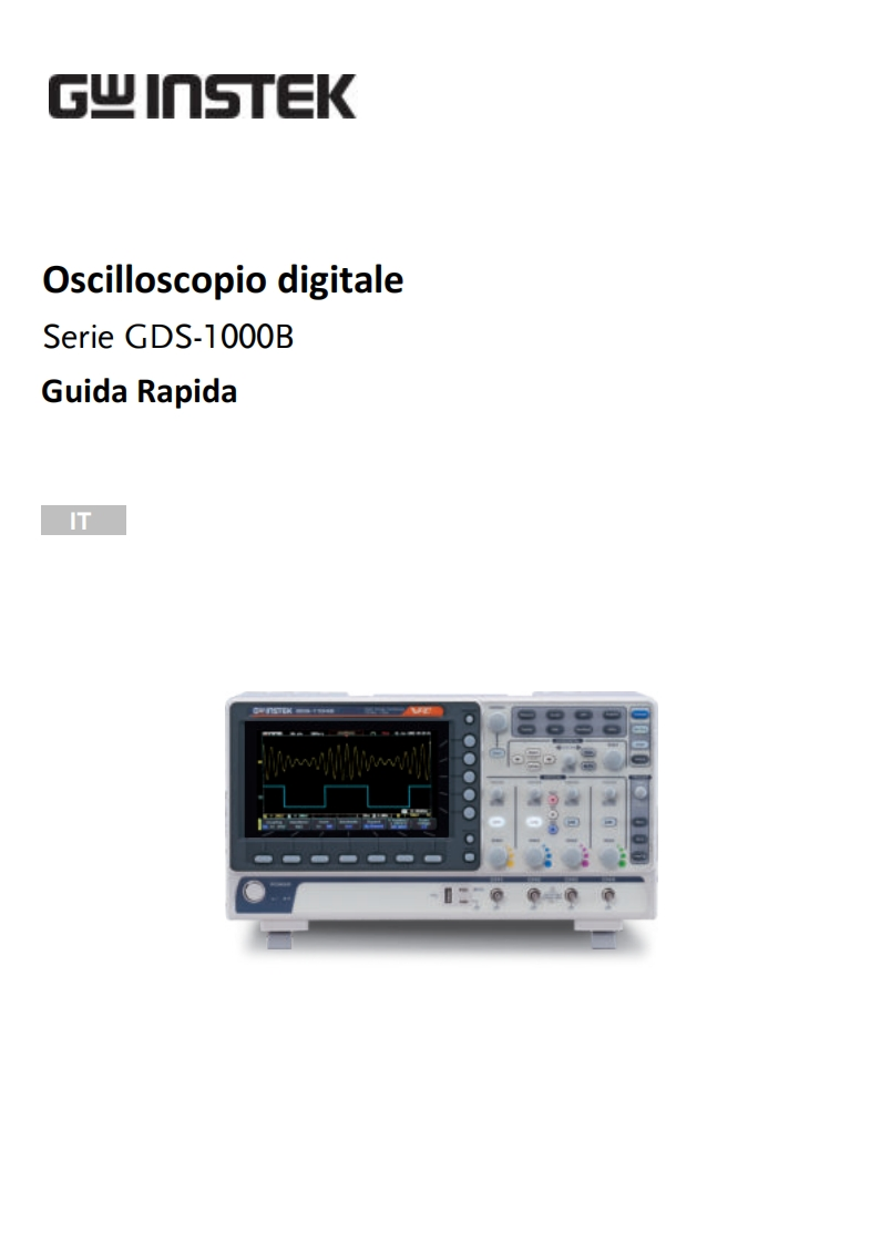 GDS-1000B_简明操作说明书手册_IT