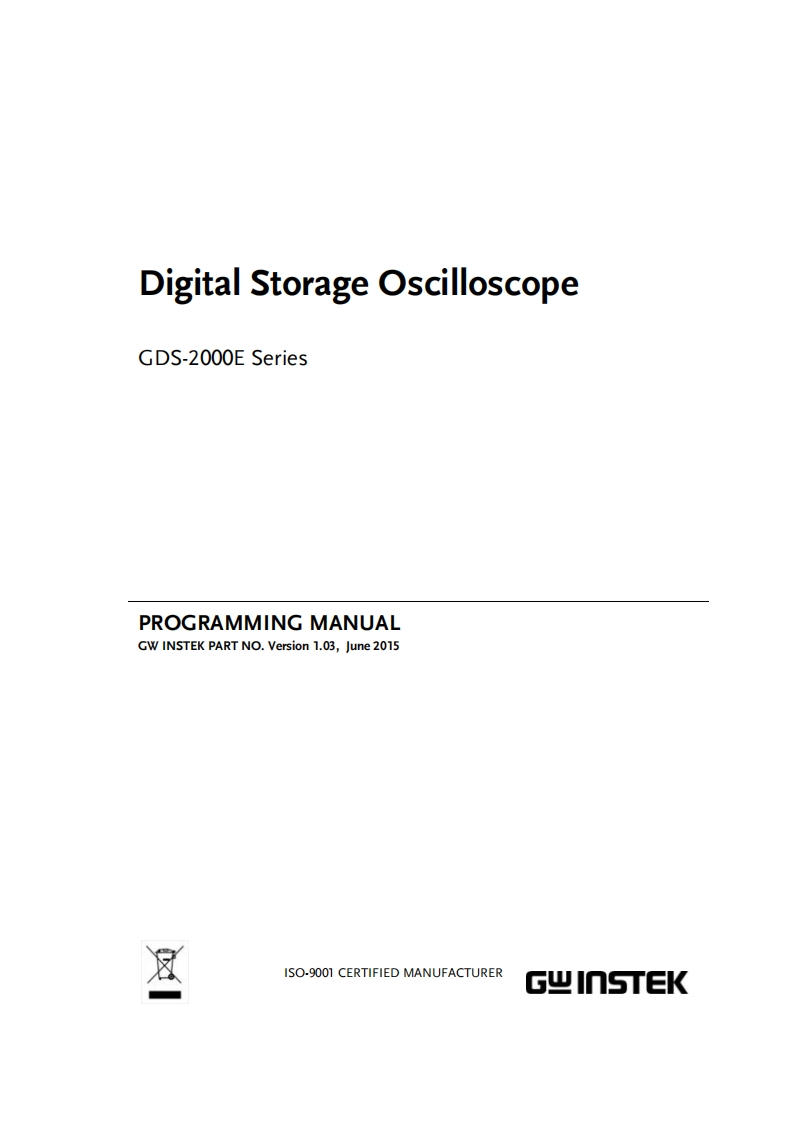 GDS-2000E_编程操作说明书手册_EN