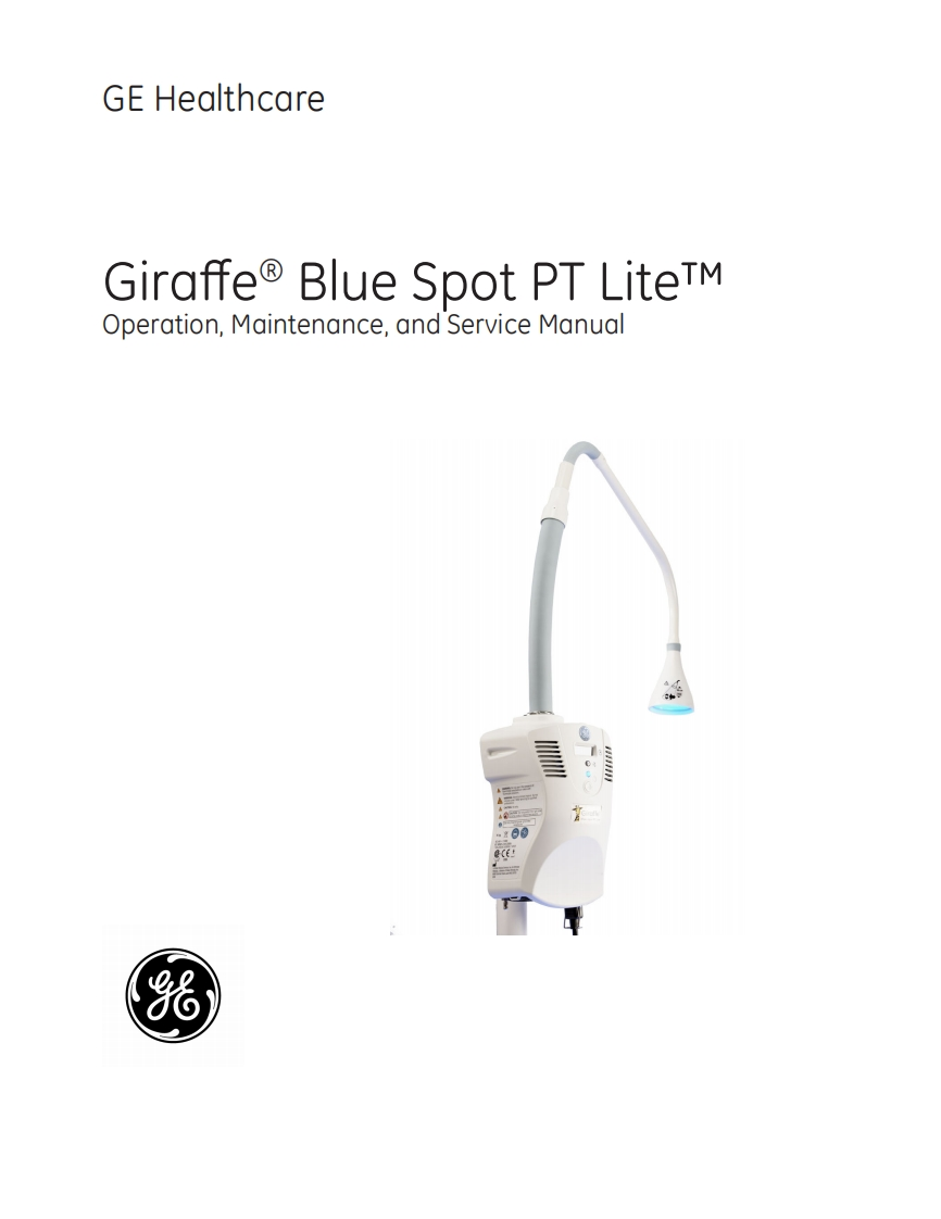 GE-Giraffe-Blue-Spot-PT-Lite-Service-操作说明书手册