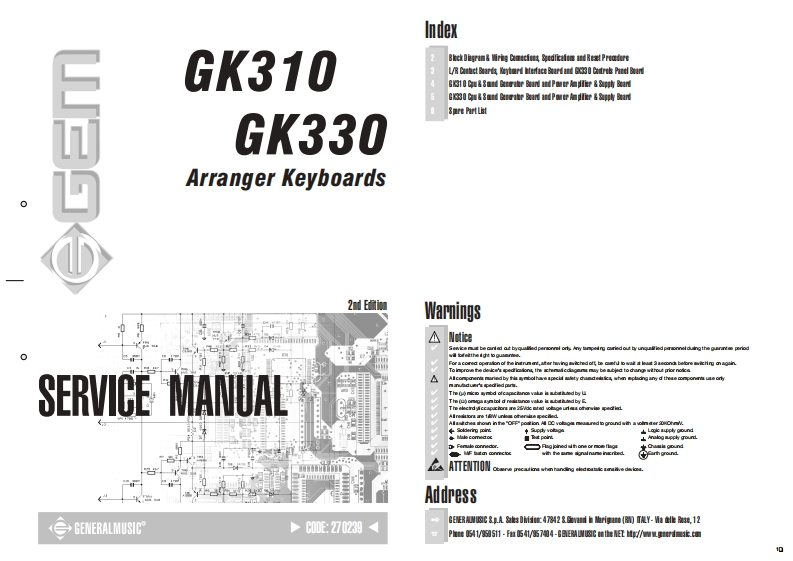 GEM_GK310-GK330_维修手册电器原理图