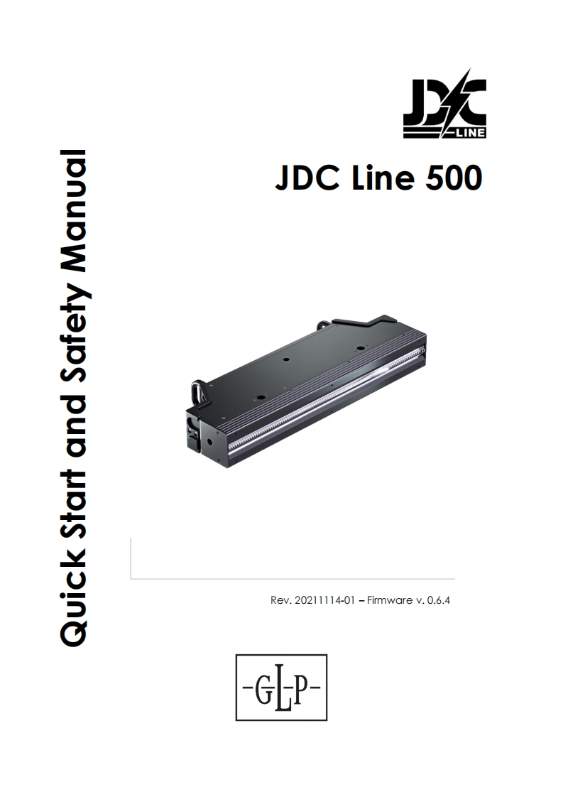 GLP-JDC-Line-500-Quick-Start-Safety-使用说明书手册-EN-Rev-20211114-01