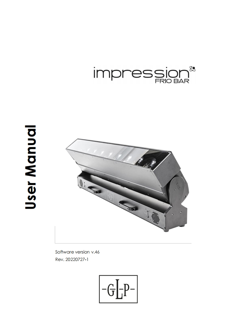 GLP-impression-FR10-Bar-使用说明书手册-V46-EN-Rev-20220727-1