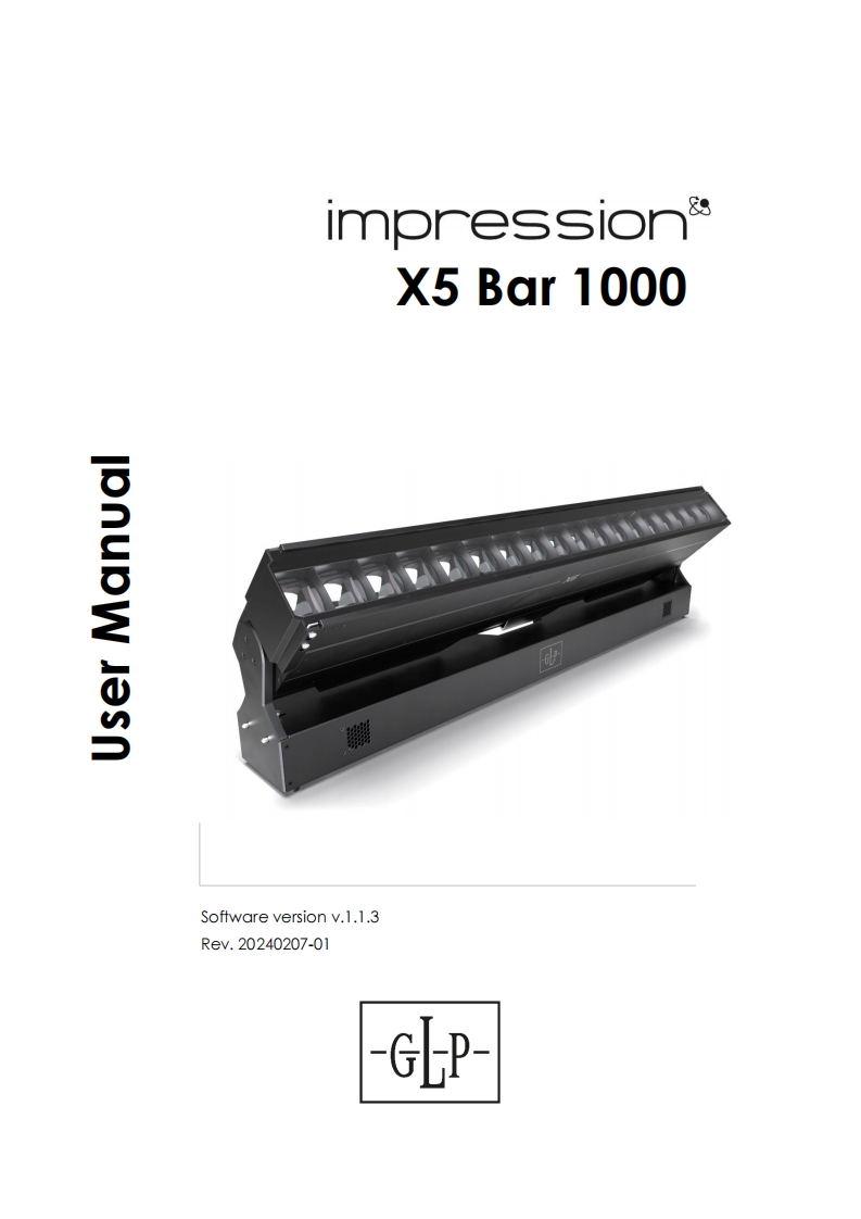 GLP-impression-X5-Bar-1000-使用说明书手册-EN-Rev-20240207-01