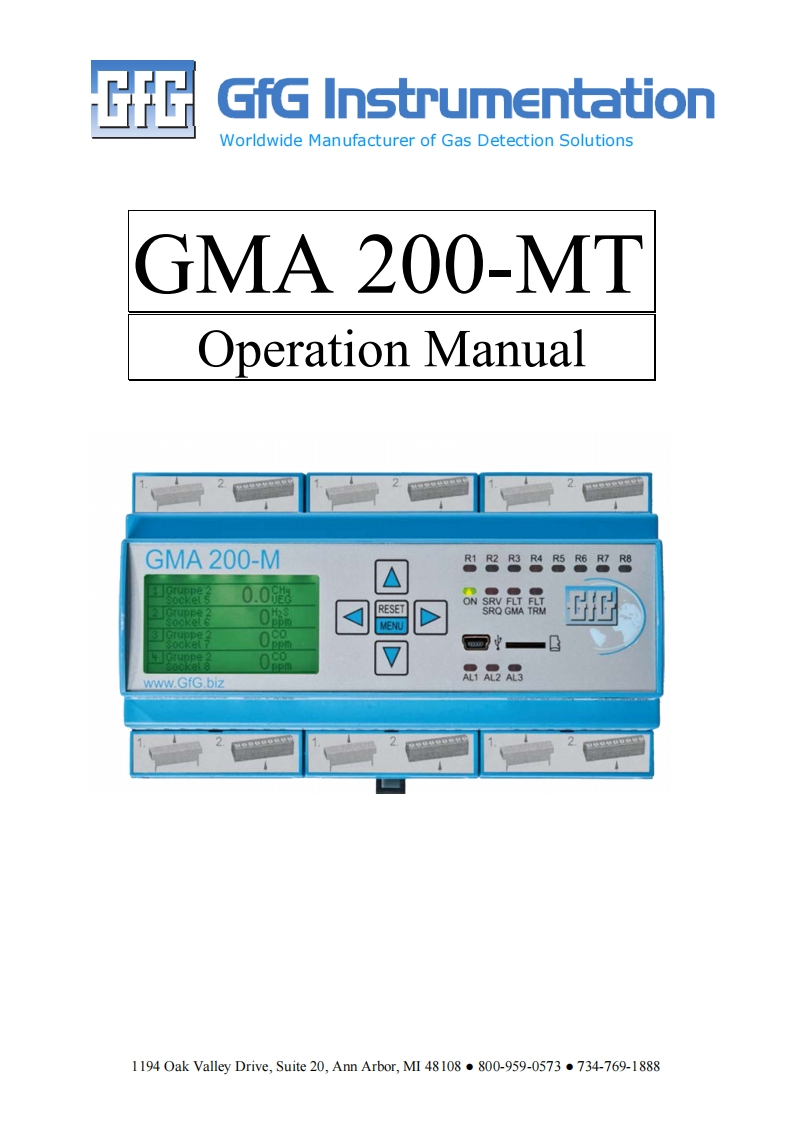 GMA_200-MT_手册说明书指南