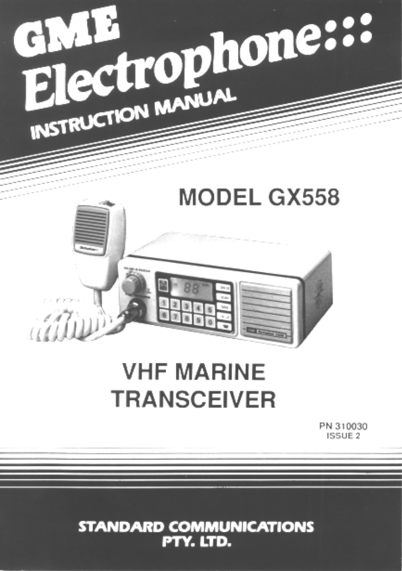 GME_GX558_Manual操作说明书手册