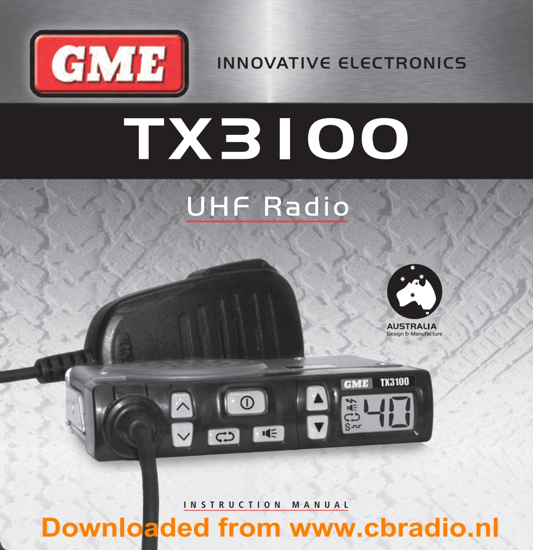 GME_TX3100_使用说明书手册