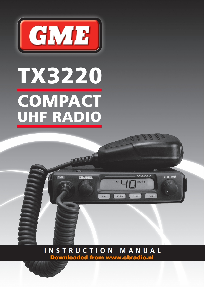 GME_TX3220_使用说明书手册