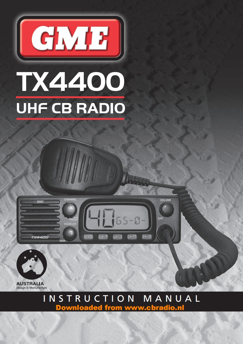 GME_TX4400_使用说明书手册