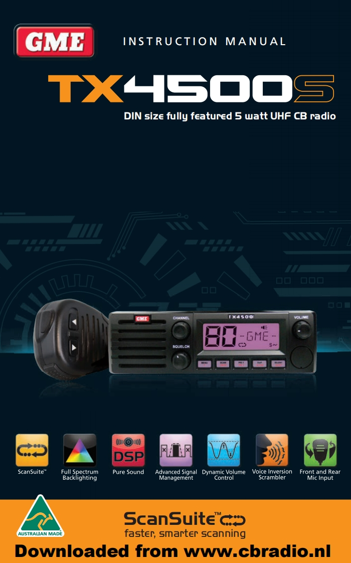 GME_TX4500_使用说明书手册