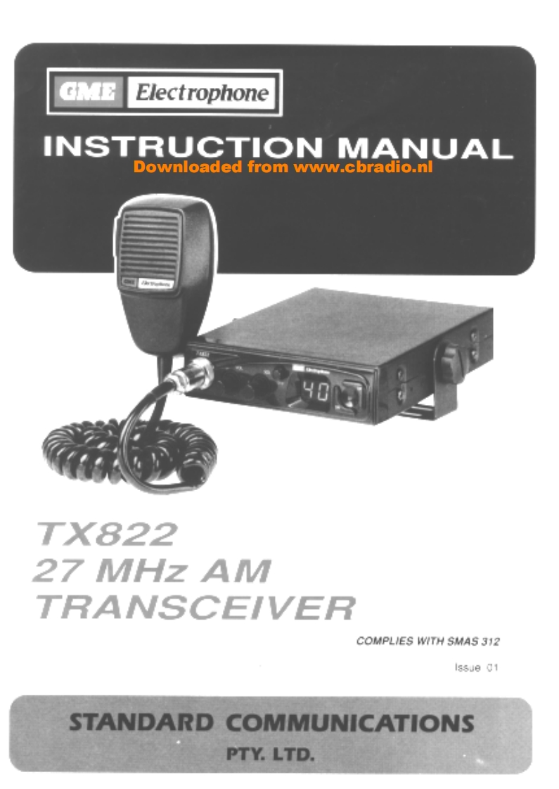 GME_TX822_使用说明书手册