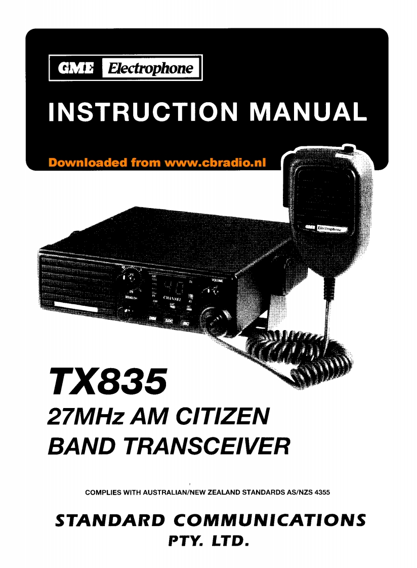 GME_TX835_使用说明书手册