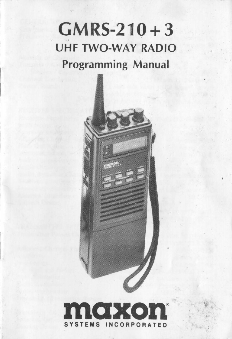GMRS-210_3_Programming_Manua维修说明书手册