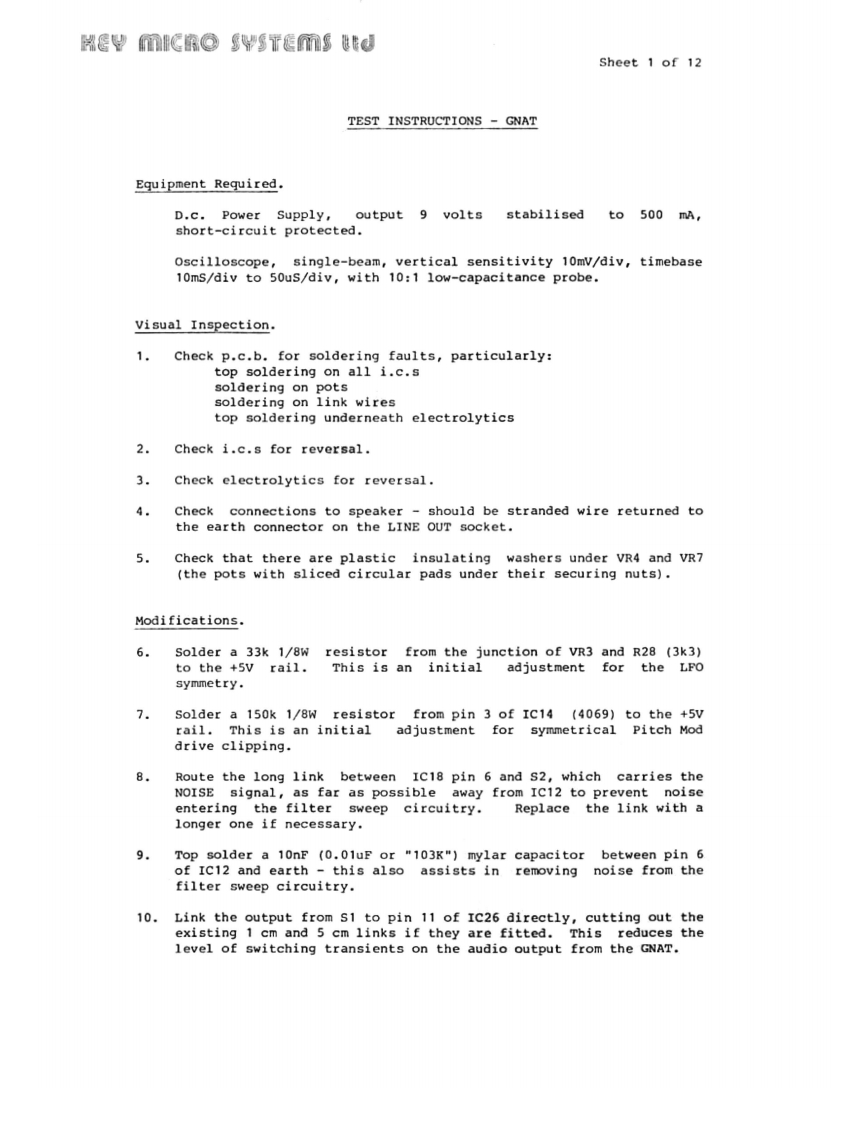 GNAT_维修手册电器原理图