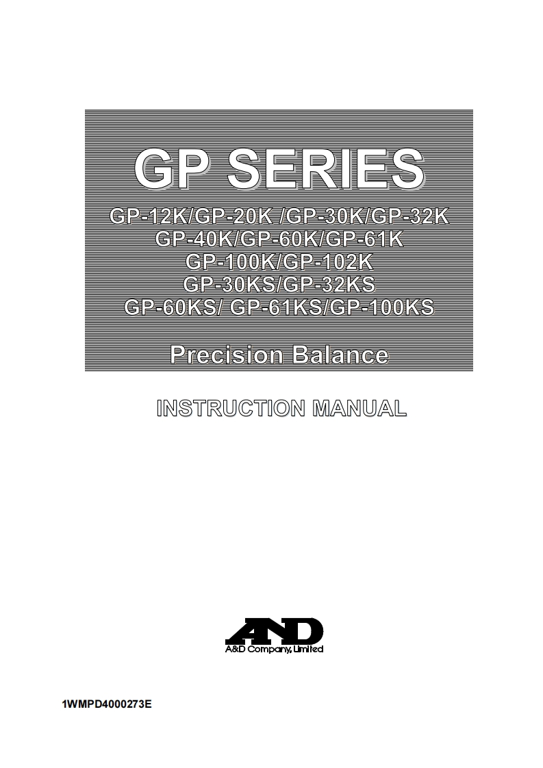 GP-100KS_操作说明书手册