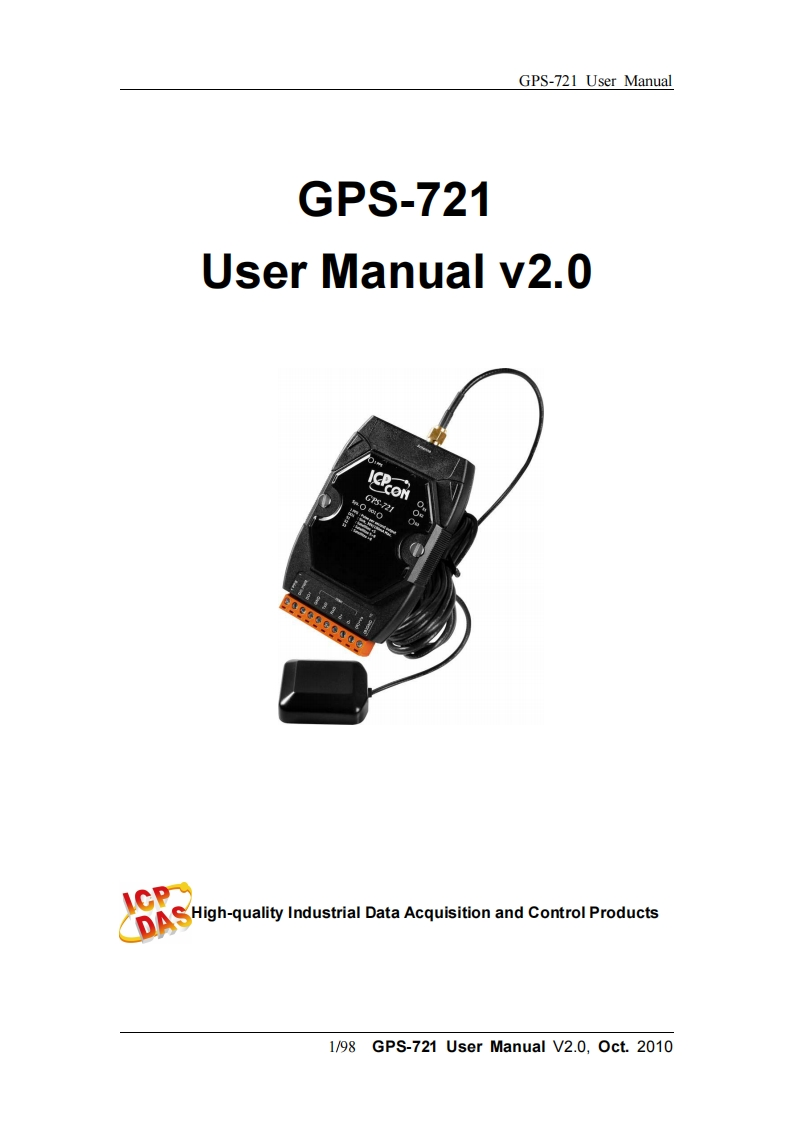 GPS-721_使用说明书手册_v2.0_英语