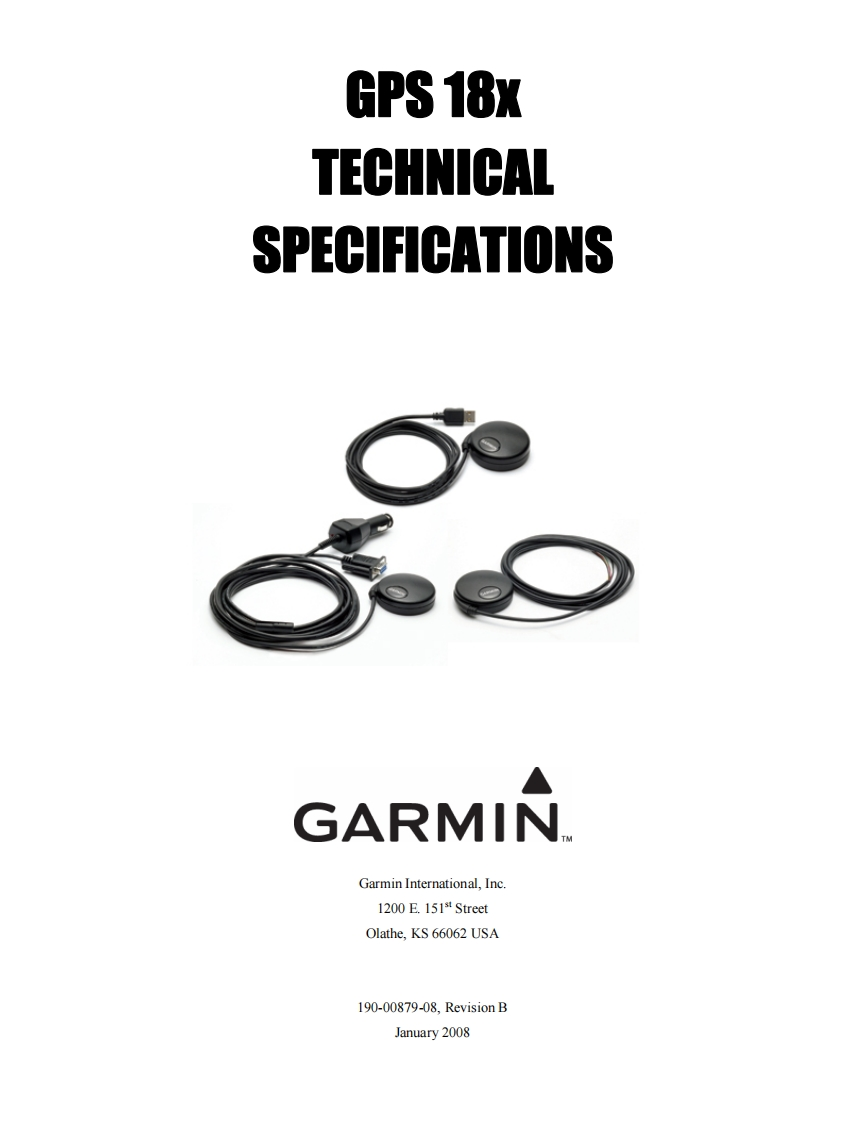 GPS18x_TechnicalSpecifications