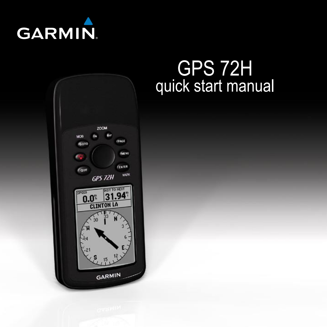 GPS72H_QuickStartManual操作说明书手册