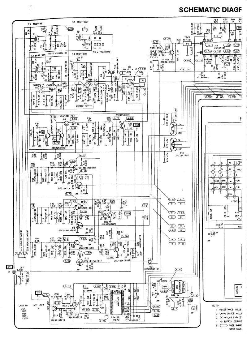 GRE_PSR-255_Schematic电器原理图手册