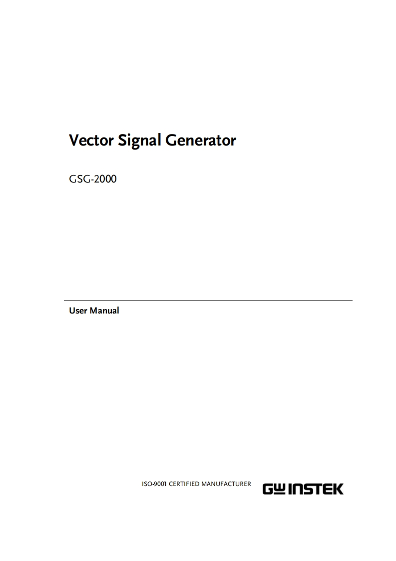 GSG-2000-Series_使用说明书手册_EN