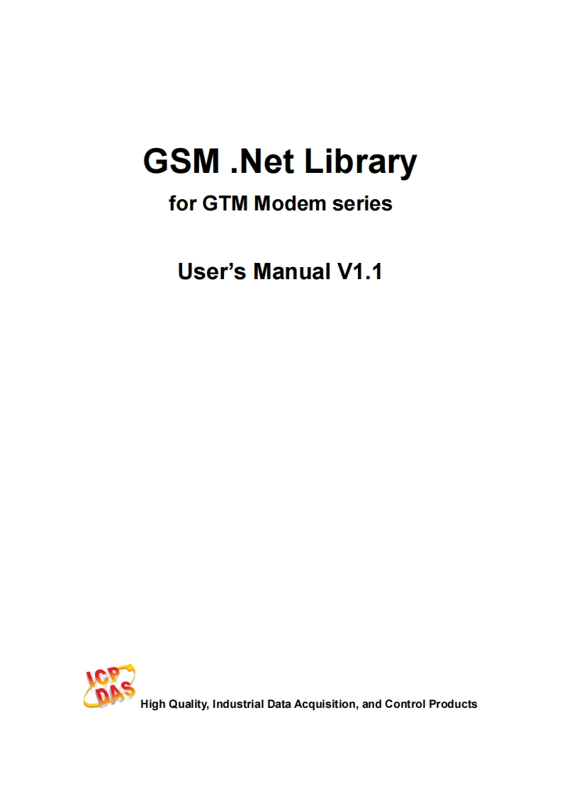 GSM_dotNet_Library_用户使用操作说明书手册_V11_英语