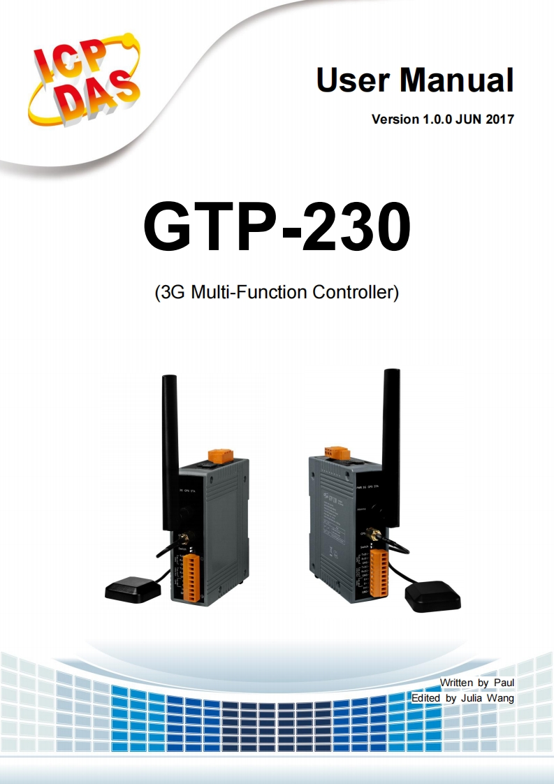 GTP-230_操作说明书手册_英语_v1.0.0