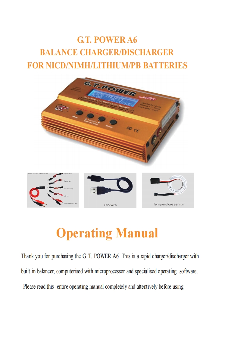 GTPower-A6-User-Manual操作说明书手册新质力文库 - 聚焦新质生产力发展的数字化知识库_行业洞察 / 理论成果 / 实践指南免费下载新质力文库