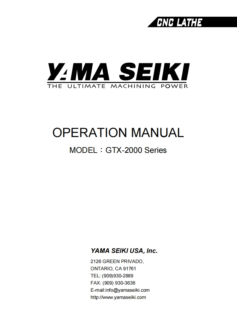 GTX-2000-OPERATION-MANUAL操作说明书手册-01-vers-(Yamaseiki)