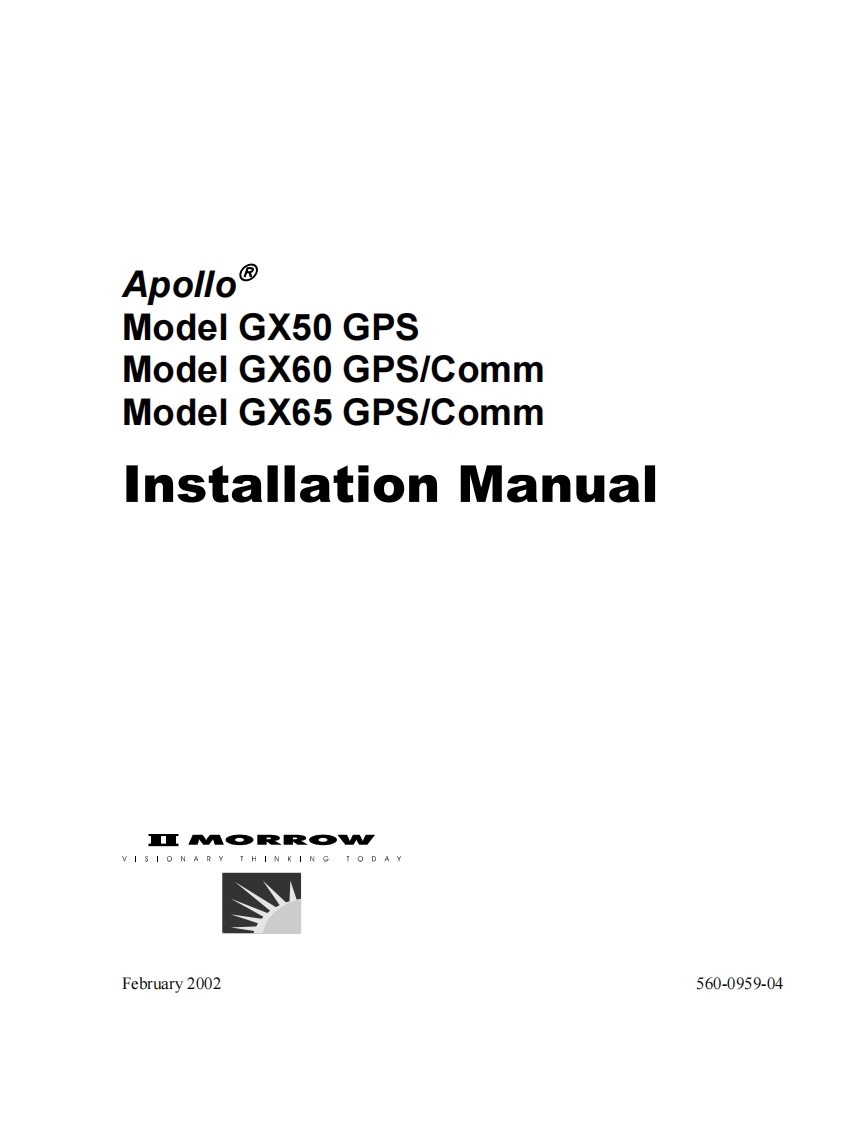 GX50-60-65_IM操作说明书手册