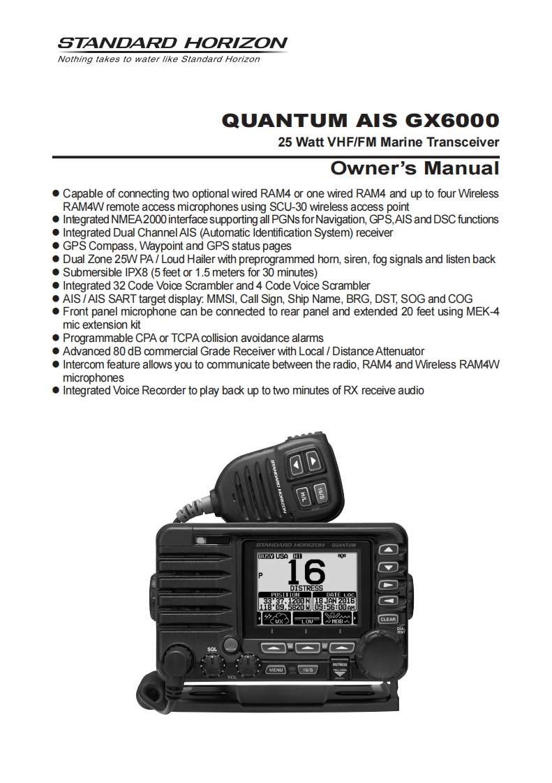 GX6000_操作说明书手册_USA_ENG_EM059N101_2002H-DS-1